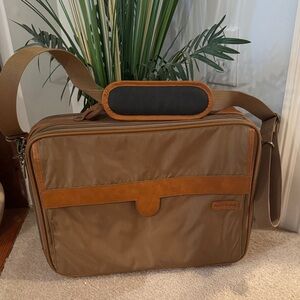 Hartmann Vintage Nylon and leather overnight bag